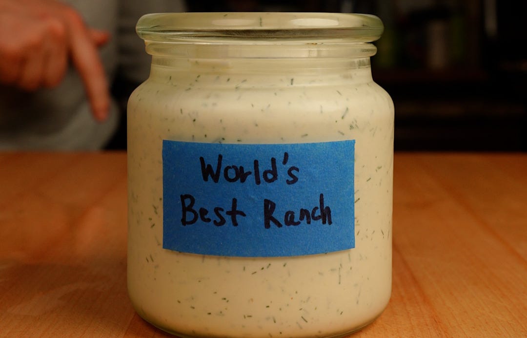 World’s BEST Homemade Ranch - Meatlicious