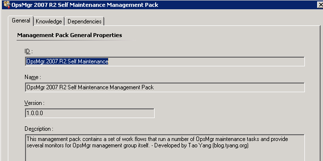 Featured image of post SCOM Self Maintenance Management Pack Featured image of post SCOM Self Maintenance Management Pack