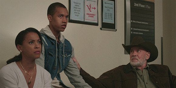 Bonham with DJ and Kelly while waiting to see if James is dead on Walker 2.08. Bonham with DJ and Kelly while waiting to see if James is dead on Walker 2.08.