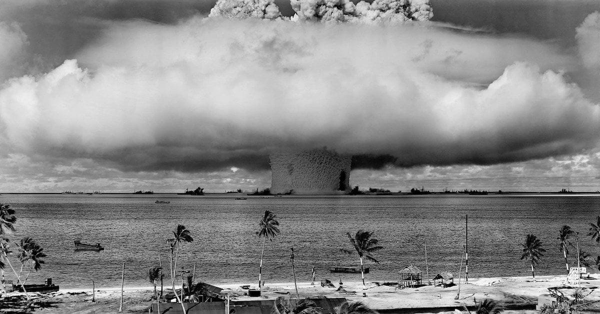 What Creates the Mushroom Cloud When an Atomic Bomb Blows Up?