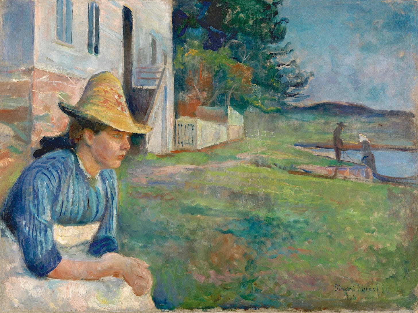 Evening, Edvard Munch, 1888. Oil on canvas. © Museo Nacional Thyssen- Bornemisza.