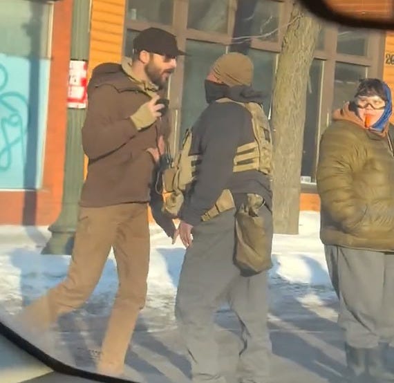 Pretti is seen with a cell phone confronting federal agent moments before the 37-year-old was shot dead.