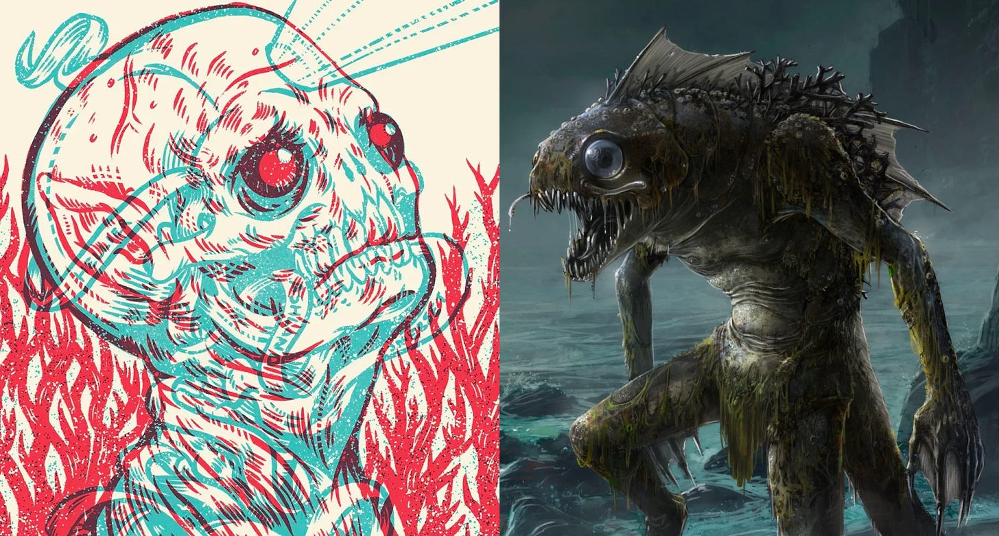 Hellier Cave Goblins and Lovecraft’s Deep Ones