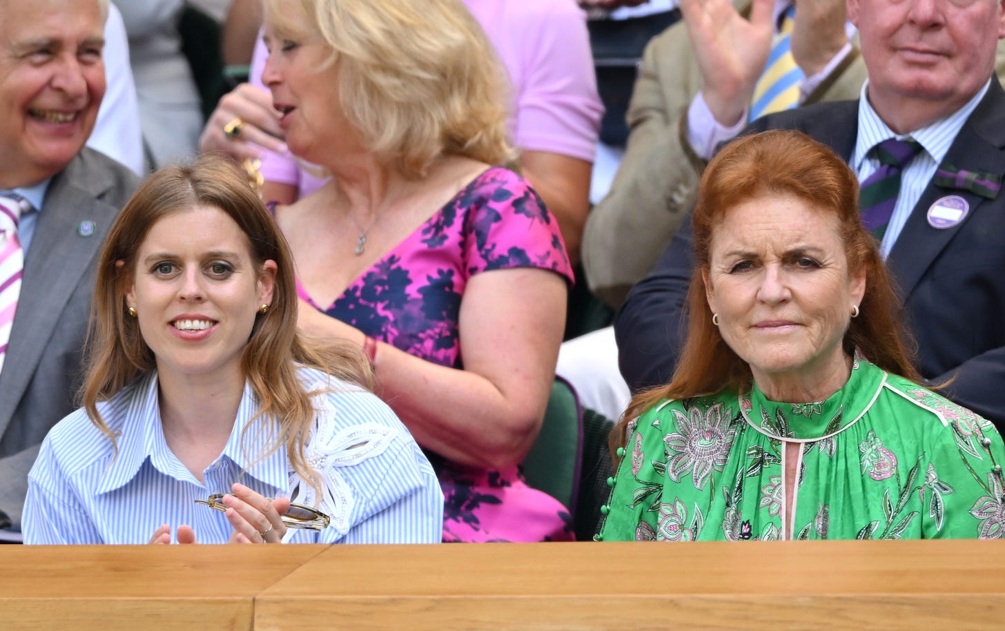 Princess Beatrice and Sarah, Duchess of York sat down at Wimbledon