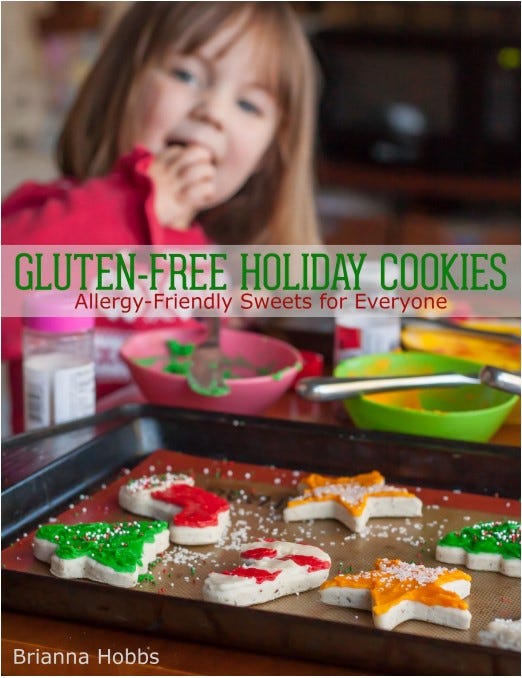 December 2021 GfreeCookbook Club selection cover Gluten-Free Holiday Cookies: Allergy-Friendly Sweets for Everyone. Cover features an iconic scene of a little girl overlooking a counter of decorated Christmas cookies. December 2021 GfreeCookbook Club selection cover Gluten-Free Holiday Cookies: Allergy-Friendly Sweets for Everyone. Cover features an iconic scene of a little girl overlooking a counter of decorated Christmas cookies.