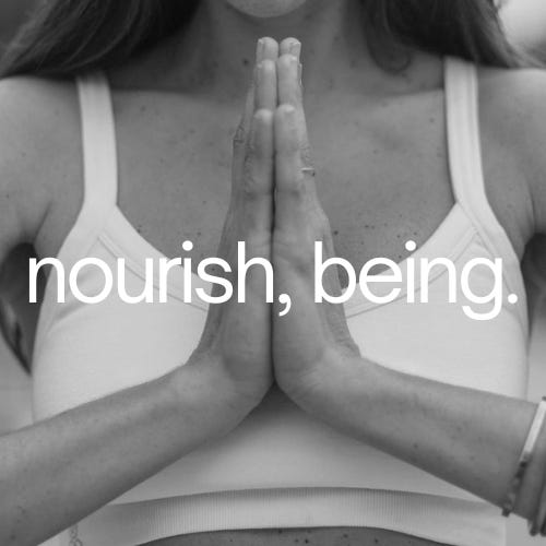 For Your Nourishment