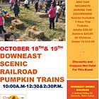 UPDATED! Downeast Scenic Railroad Pumpkin Trains Set for October 18 and 19!