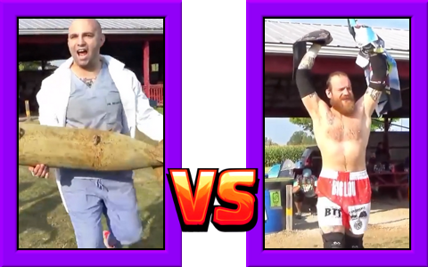 [Match Graphic: Dr. Redacted vs Lou Nixon]