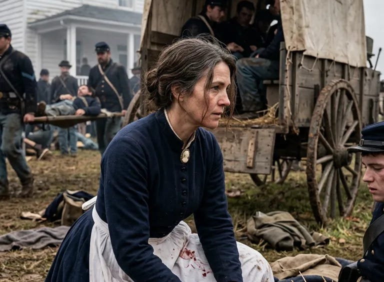 A Day with a Nurse in the Civil War, 1862
