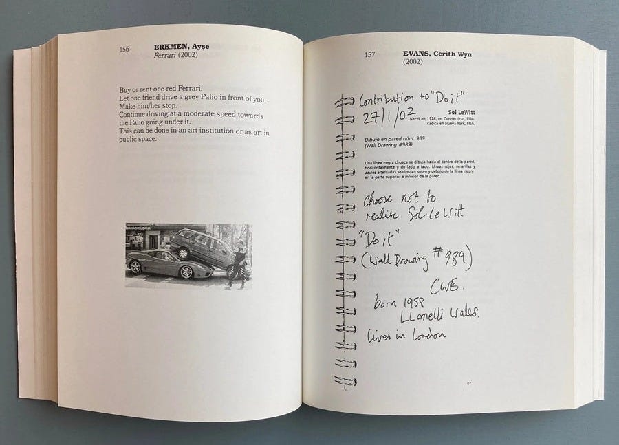 Hans Ulrich Obrist - Do it: The Compendium (signed) - Independant Curators  International 2013 - Saint-Martin Bookshop