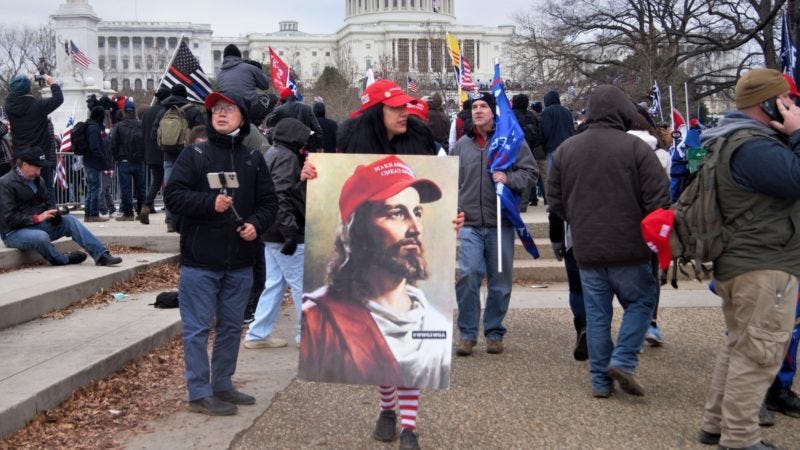 MAGA Jesus at the Capitol – Guernica MAGA Jesus at the Capitol – Guernica
