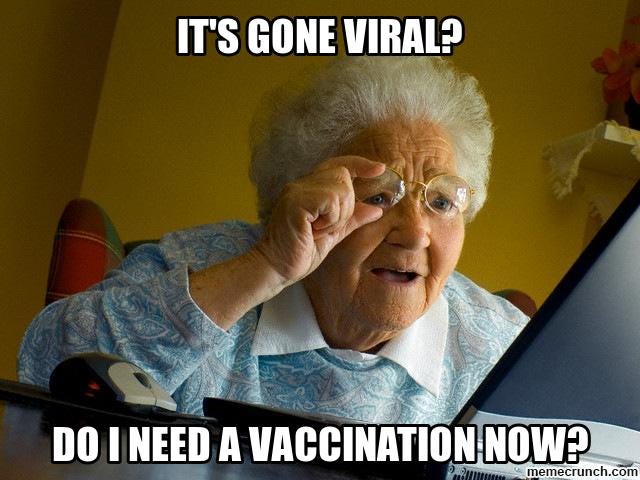 it's gone viral?