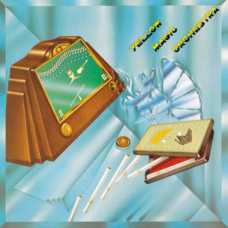 Yellow Magic Orchestra self-titled album art Yellow Magic Orchestra self-titled album art