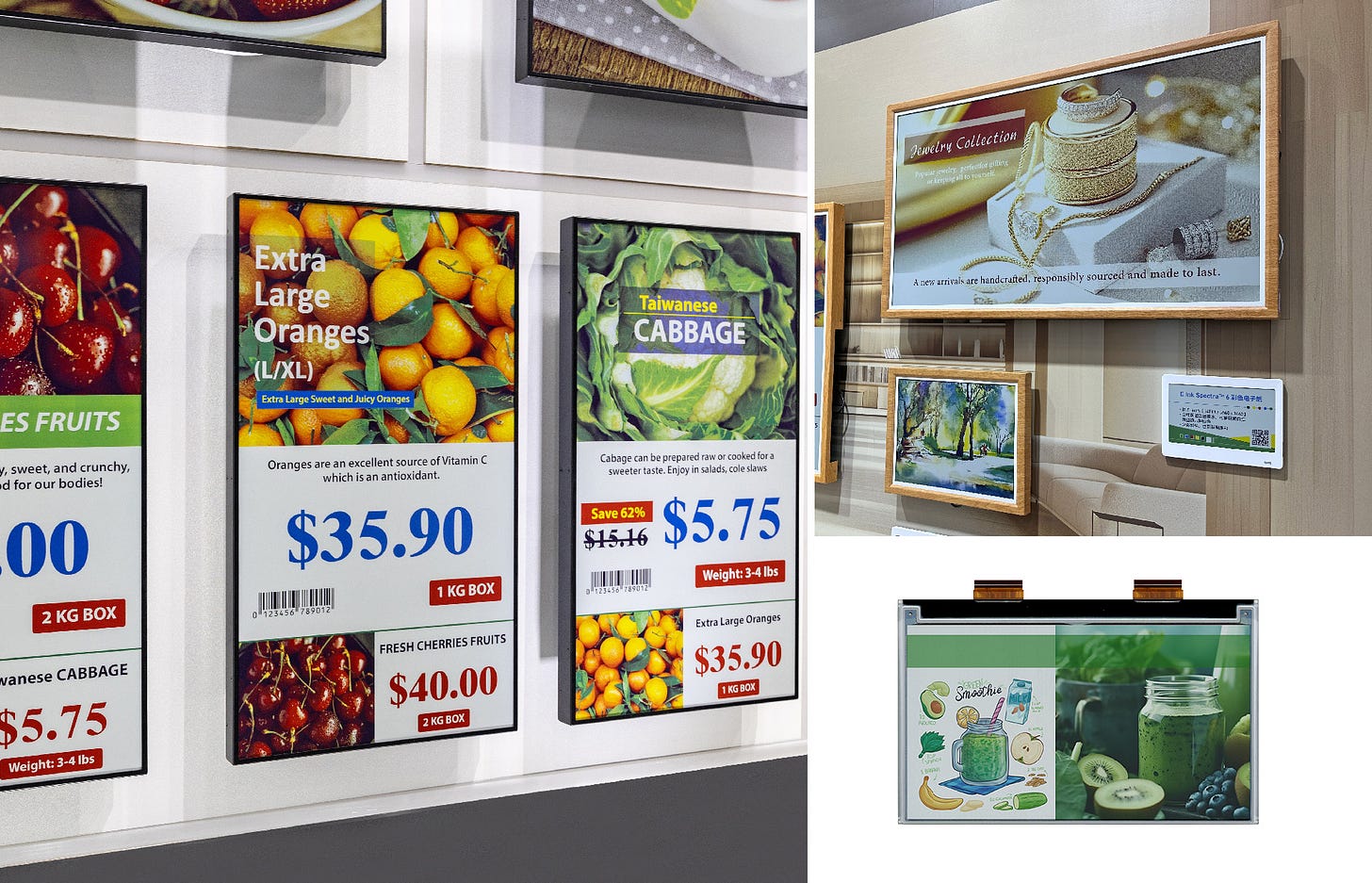 E Ink to Showcase Spectra 6 ePaper Retail Signage at NRF 2025, Highlighting  Advanced Color Innovations and Environmental Benefits