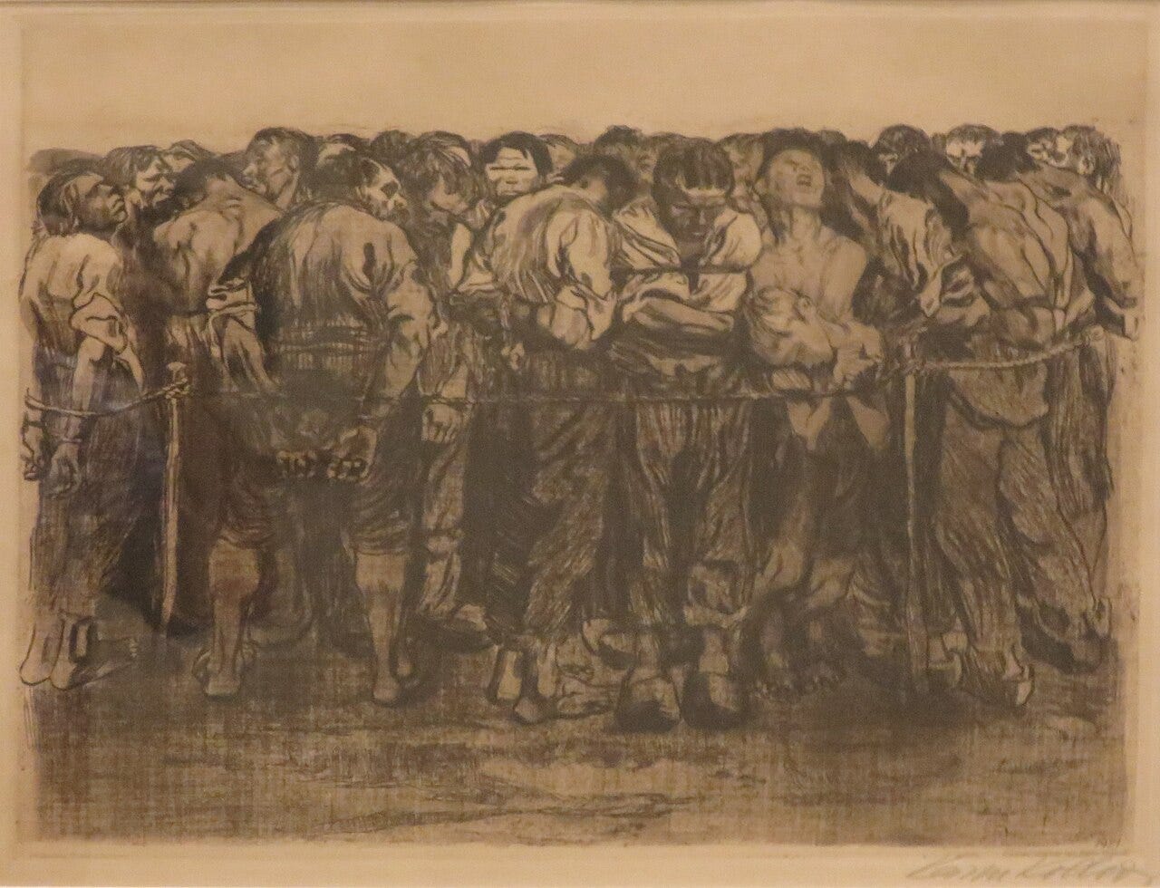 《Die Gefangenen》(囚徒)|來源:Honolulu Museum of Art / Wikimedia Commons(公有領域) 《Die Gefangenen》(囚徒)|來源:Honolulu Museum of Art / Wikimedia Commons(公有領域)
