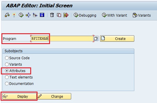 Find the ABAP Program type from Attributes of transaction se38 Find the ABAP Program type from Attributes of transaction se38