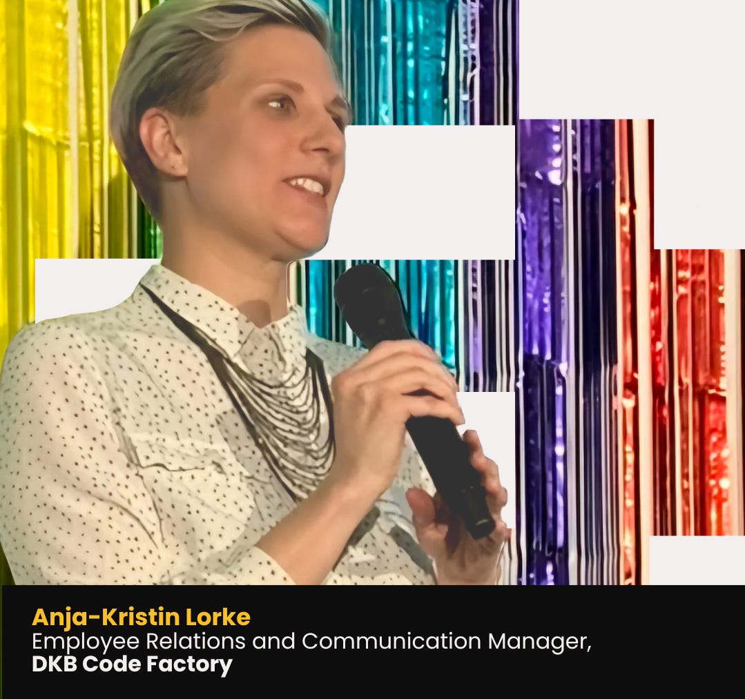Anja-Kristin Lorke, Employee Relations and Communication Manager at DKB Code Factory