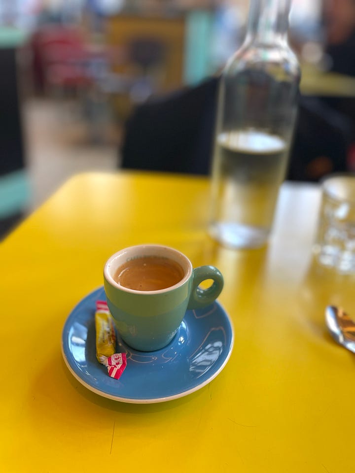 Lunch and coffee Bistro table