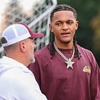 Paolo Banchero hanging out on O'Dea football sideline before returning to NBA life