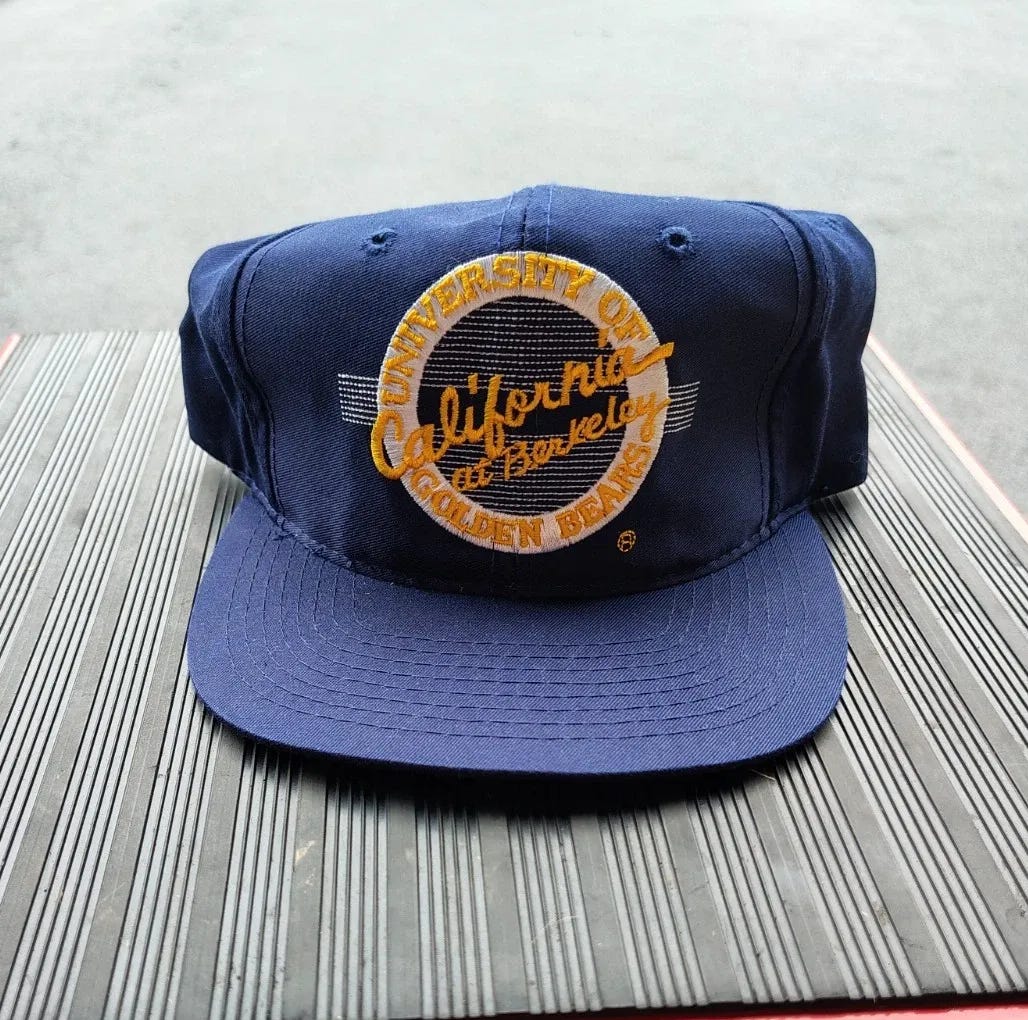 cal California University game glued tag nwt cap hat snapback rare - Picture 1 of 2 cal California University game glued tag nwt cap hat snapback rare - Picture 1 of 2