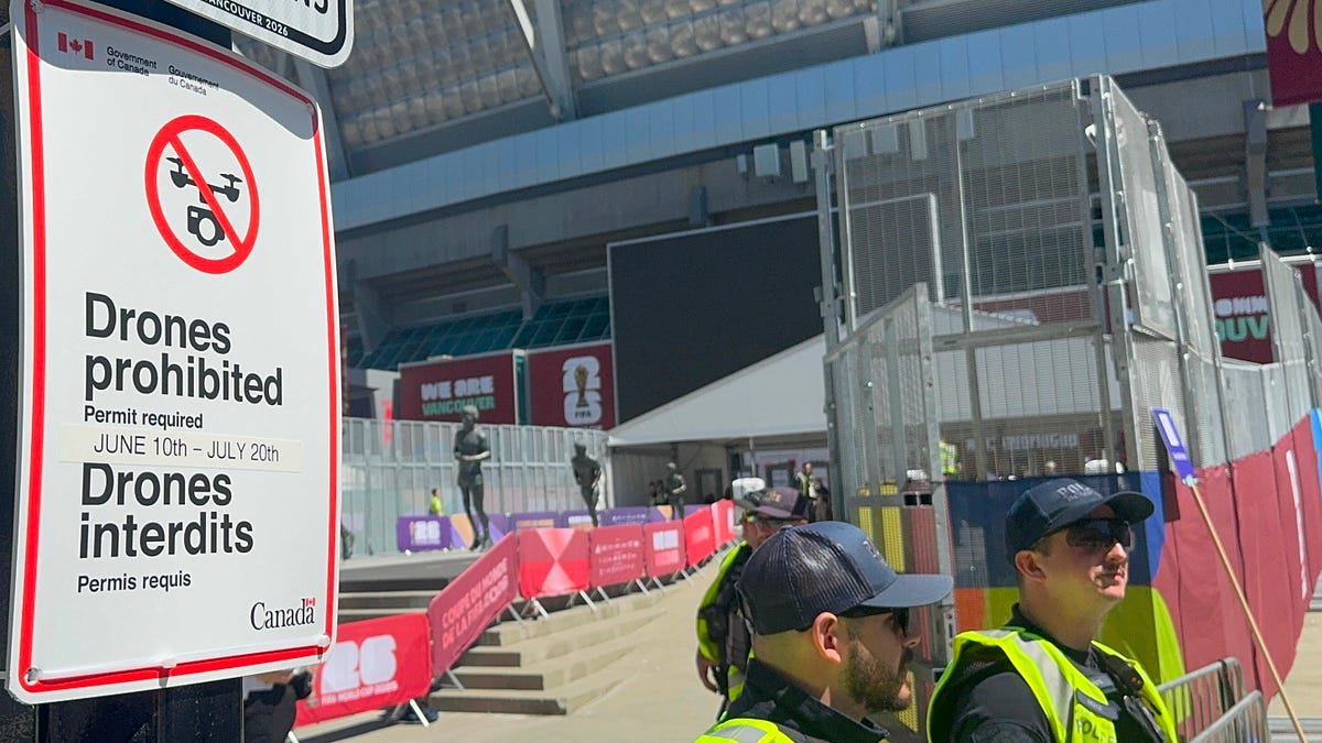 A dozen drones grounded on a FIFA World Cup match day in Vancouver, but no fines