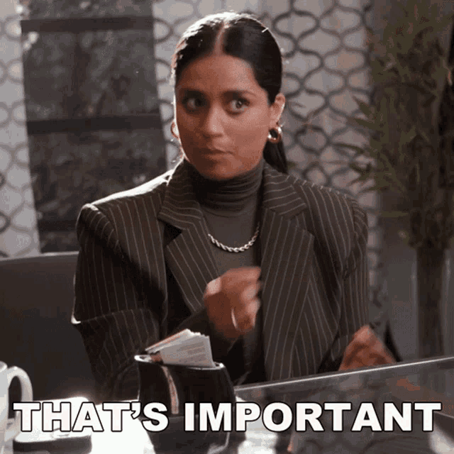 Thats Important Lilly Singh GIF - Thats Important Lilly Singh Crucial ...