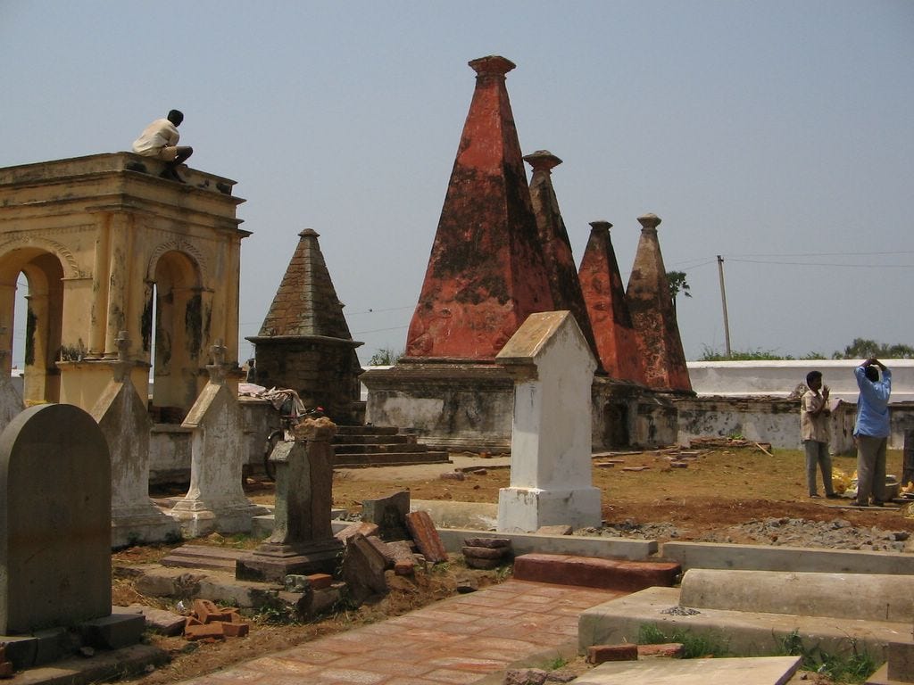 Dutch cemetery in Bhimli |