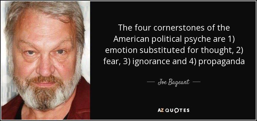TOP 7 QUOTES BY JOE BAGEANT | A-Z Quotes TOP 7 QUOTES BY JOE BAGEANT | A-Z Quotes