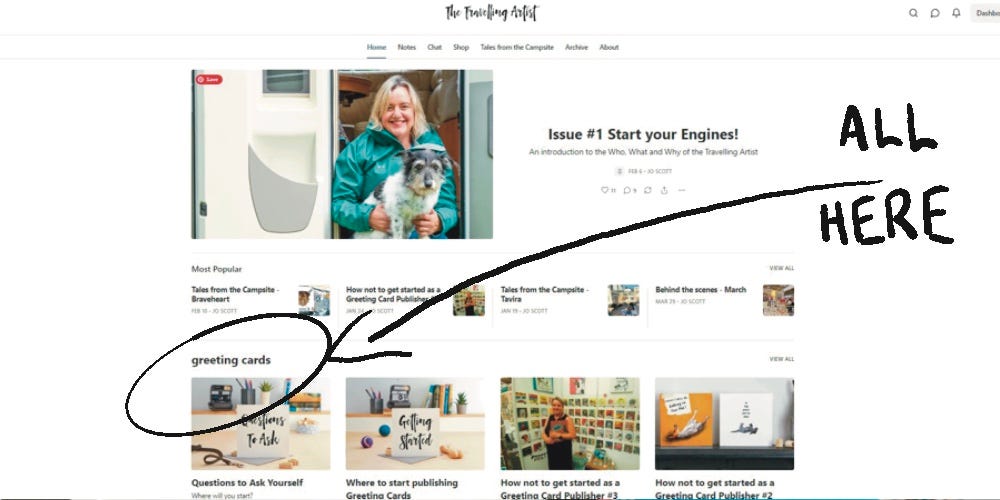 Jo Scott The Travelling Artist Blog home page