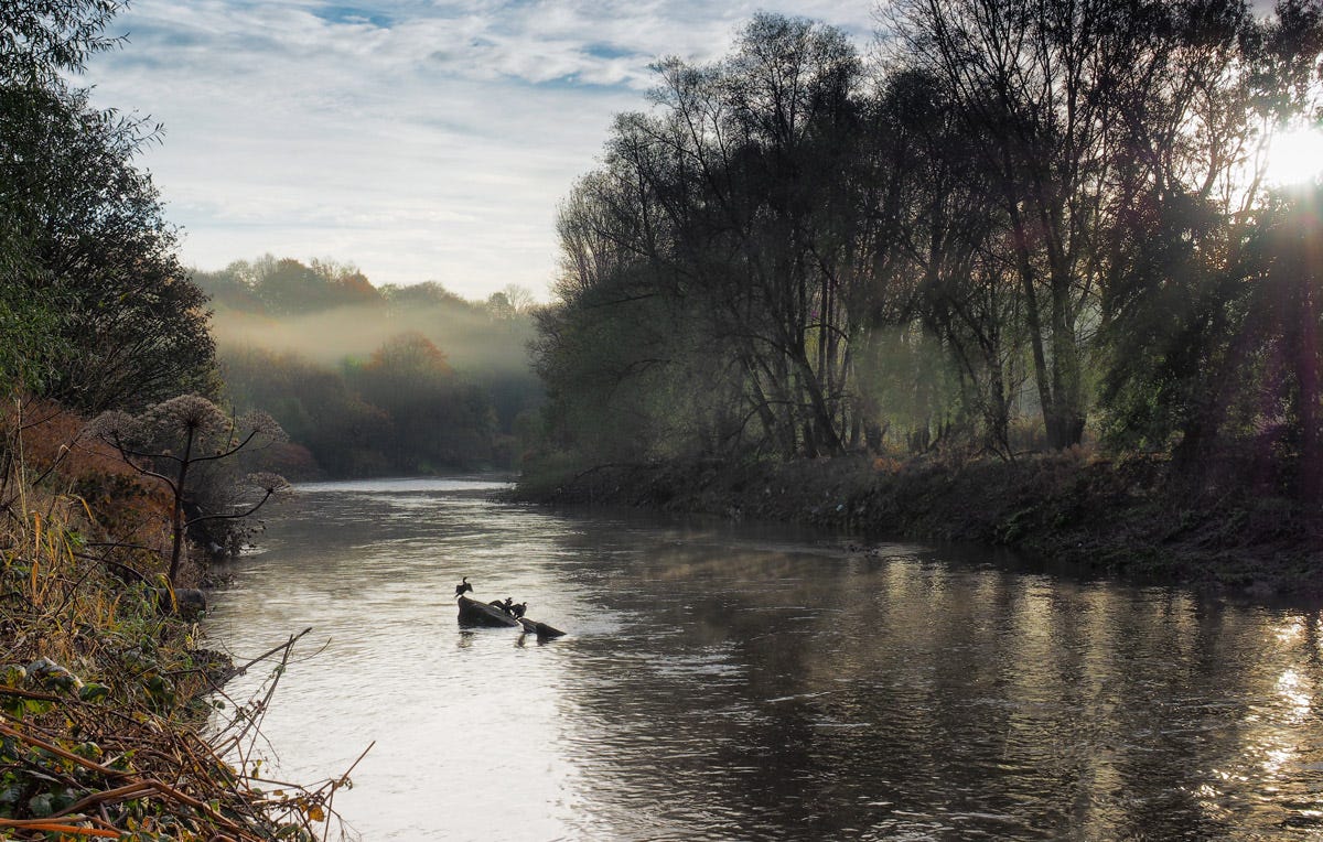 The natural course of the River Irwell - Natural Course