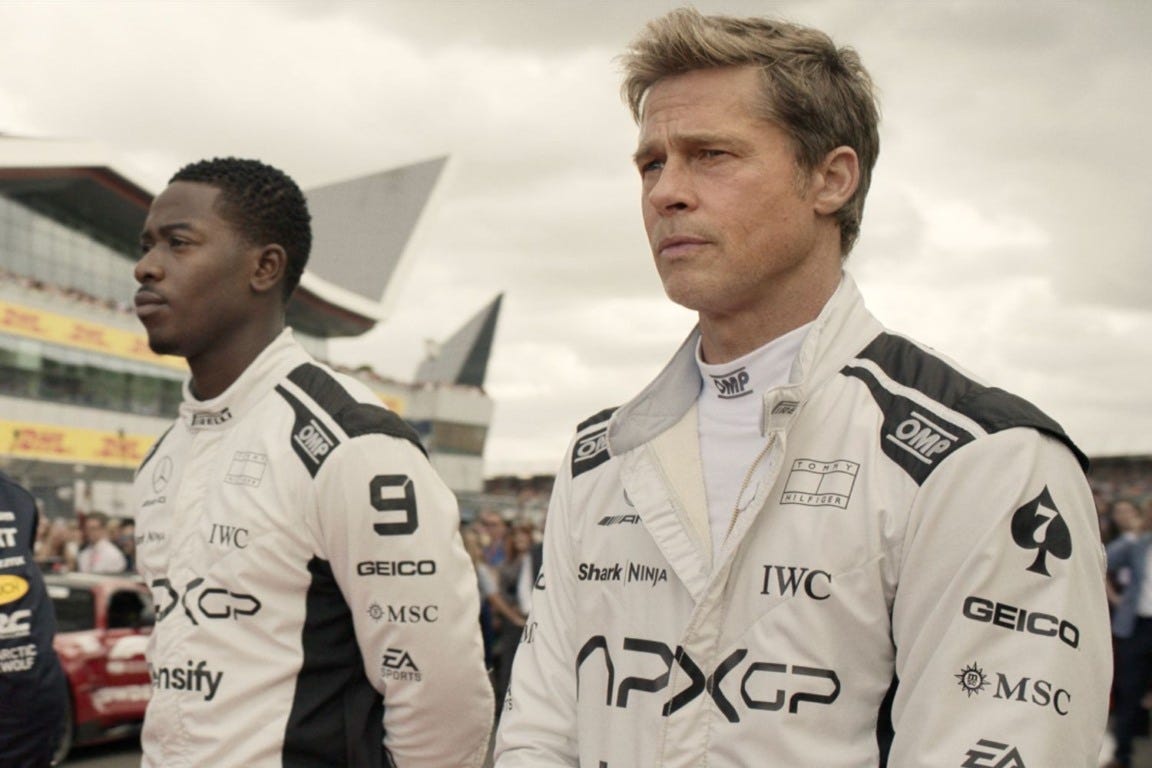 F1: Filme de automobilismo com Brad Pitt estreia no cinema - Folha BV