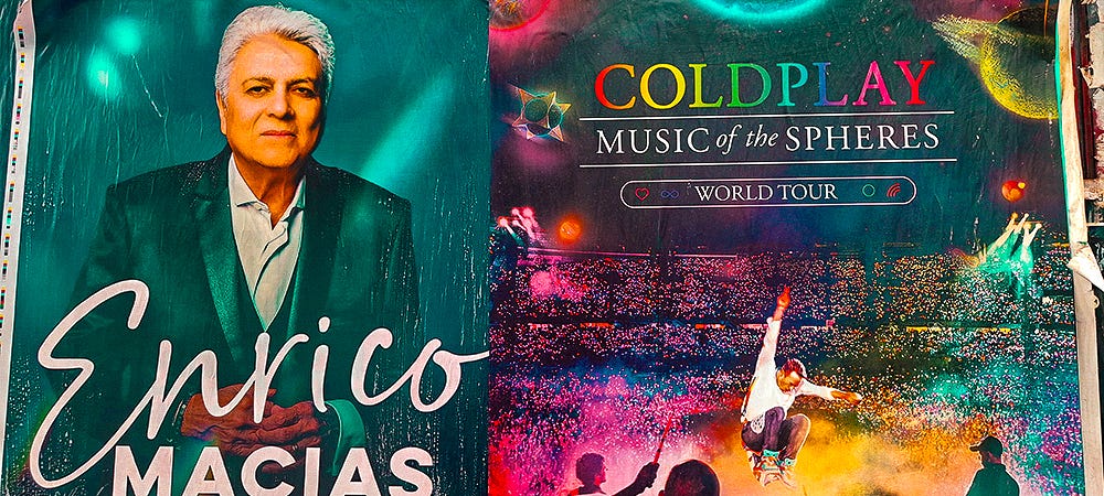 I really like the title of Coldplay’s latest tour.