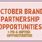 2025 October Brand Deals & PR Opportunities — Revolve, Anthropologie, Palmers, Schick Hydro Silk, Amazon Prime Big Deal Days + more