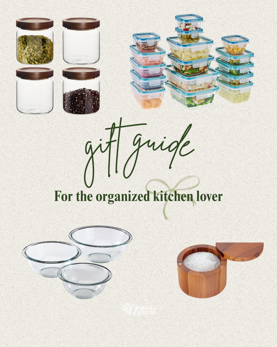 a gift guide for the organized kitchen lover