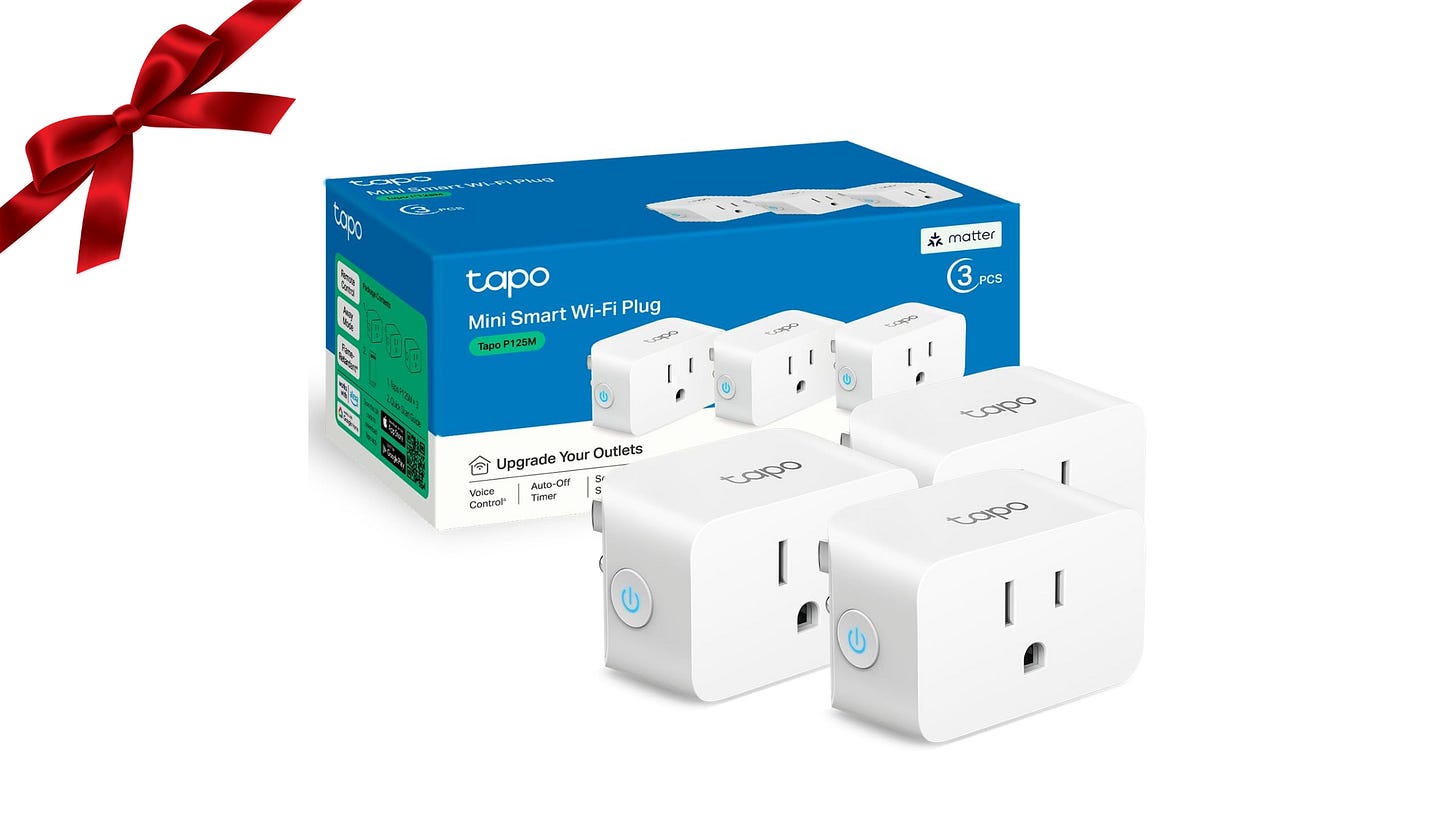 Tapo Mini Smart Wi-Fi Plug (3-pack)