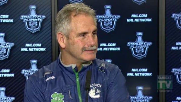 willie desjardins answers criticism from edia about vancouver canucks loss 2015 willie desjardins answers criticism from edia about vancouver canucks loss 2015