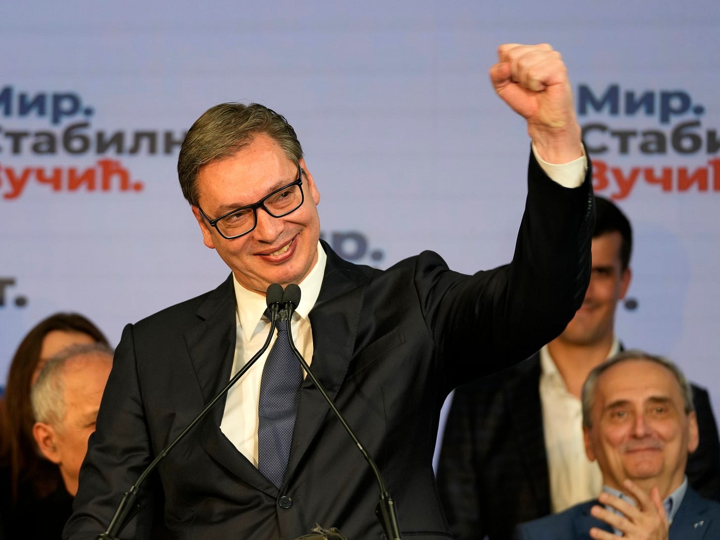 Serbia’s Aleksander Vucic claims re-election victory
