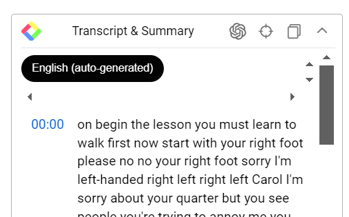 Secondary Glasp menu with new options. Secondary Glasp menu with new options.