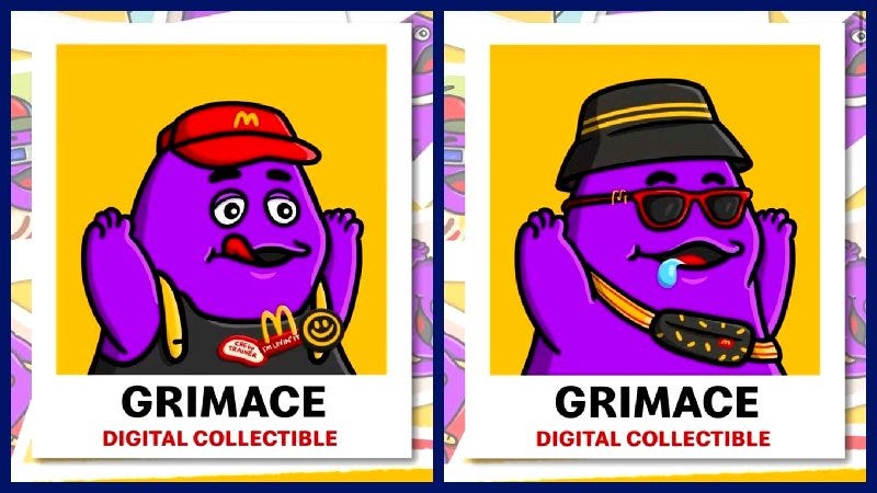 McDonald's Singapore launches exclusive Grimace NFTs | Marketing-Interactive