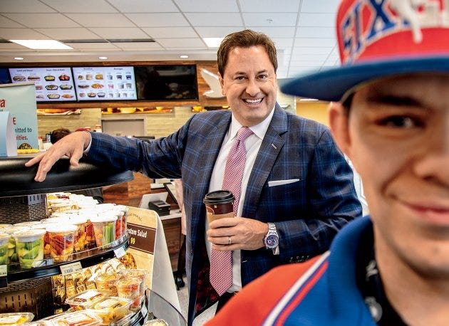 Wawa CEO Chris Gheysens at a recent in-store event.