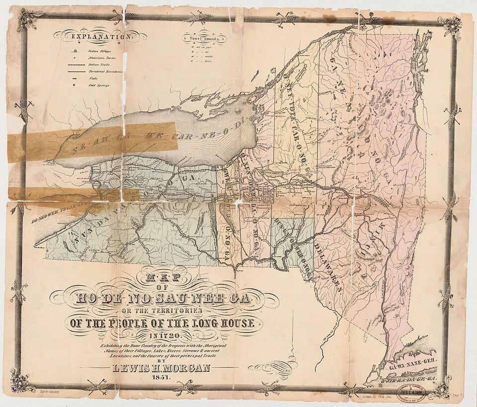 File:Map of Ho-De-No-Sau-Nee-Ga - or the territories of the People of the Long House in 1720 - exhibiting the home country of the Iroquois with the aboriginal names of their villages, lakes, rivers, LOC 2019585091.jpg File:Map of Ho-De-No-Sau-Nee-Ga - or the territories of the People of the Long House in 1720 - exhibiting the home country of the Iroquois with the aboriginal names of their villages, lakes, rivers, LOC 2019585091.jpg