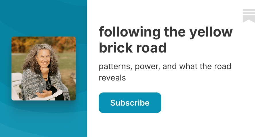 following the yellow brick road | Alexsys Thompson | Substack