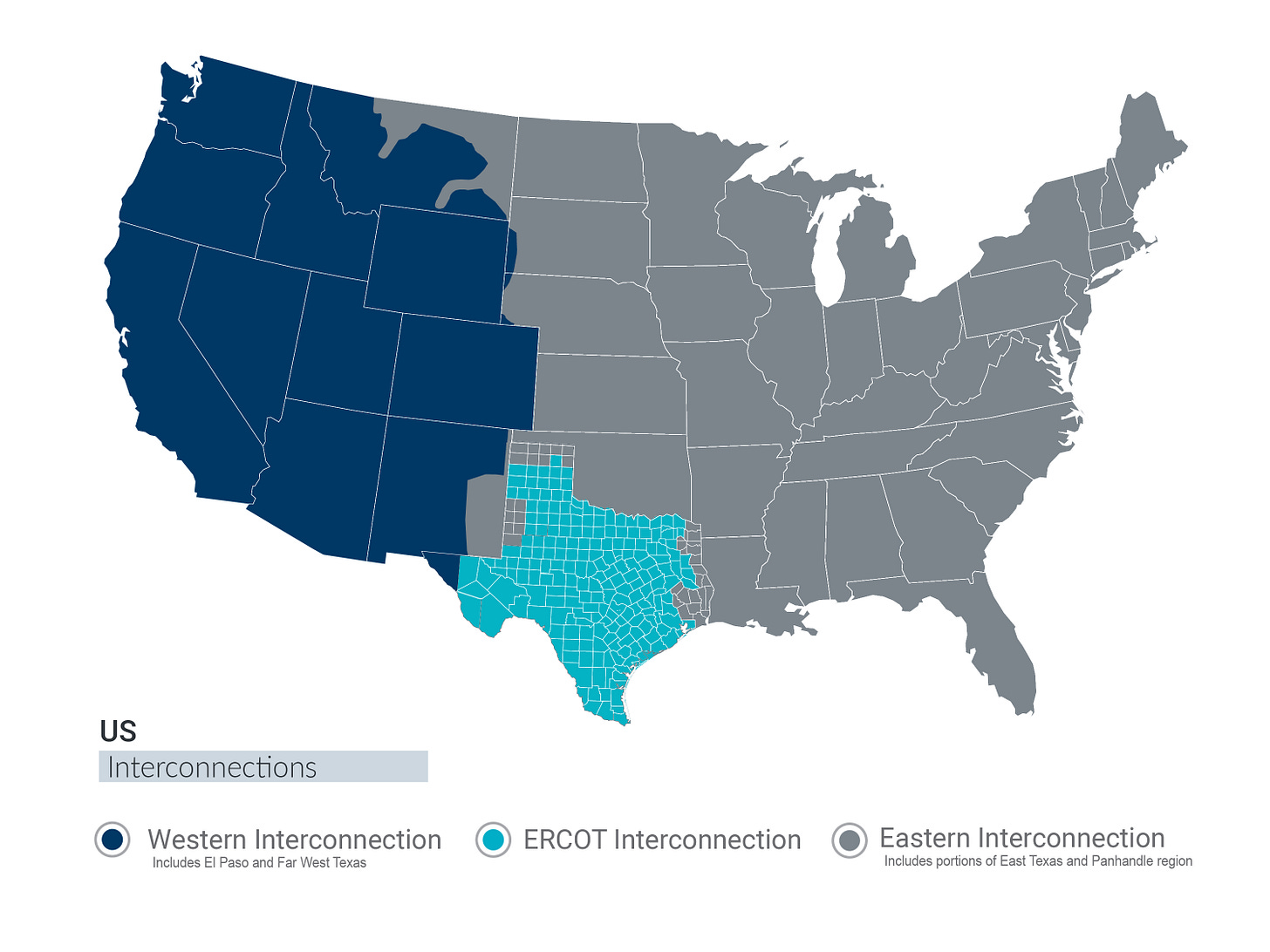 ERCOT-Maps Interconnection-Map