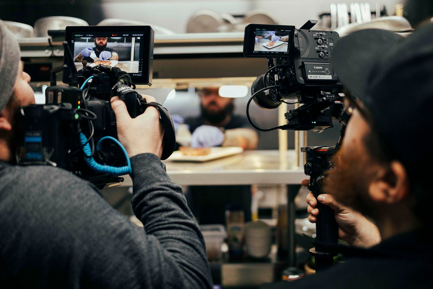 BTS of Video Production at The Hassmer House