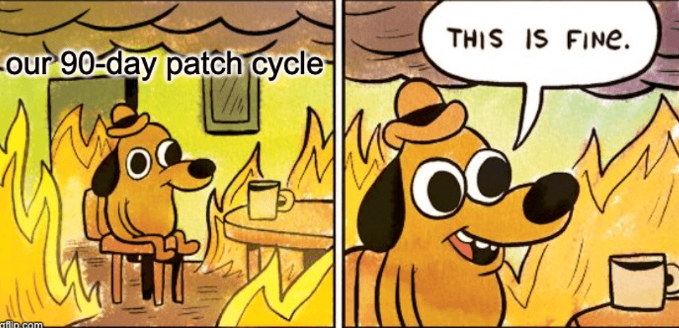 You can't patch your way out of this anymore