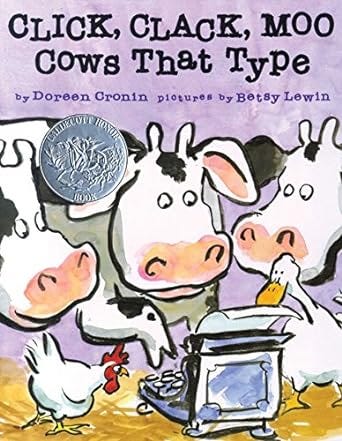 cover of click clack moo cows that type cover of click clack moo cows that type