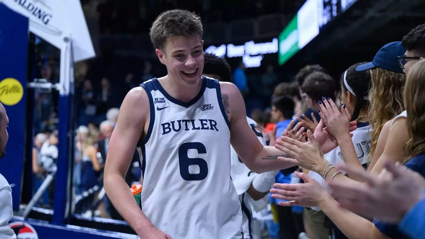 Jack McCaffery - 2025-26 - Men's Basketball - Butler University Athletics