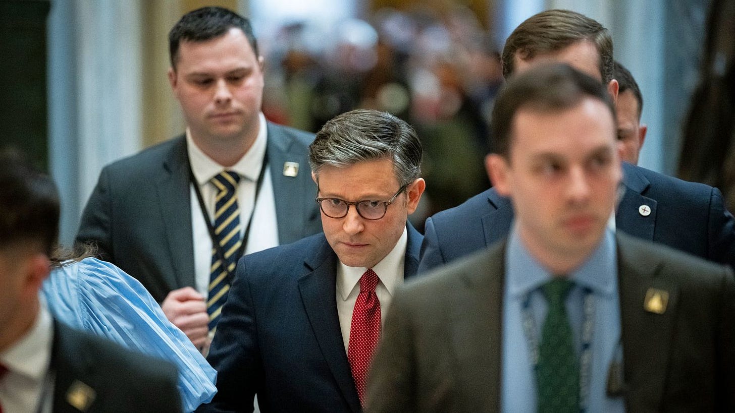 Speaker Mike Johnson once again stuck in the middle as funding deadline  looms | CNN Politics