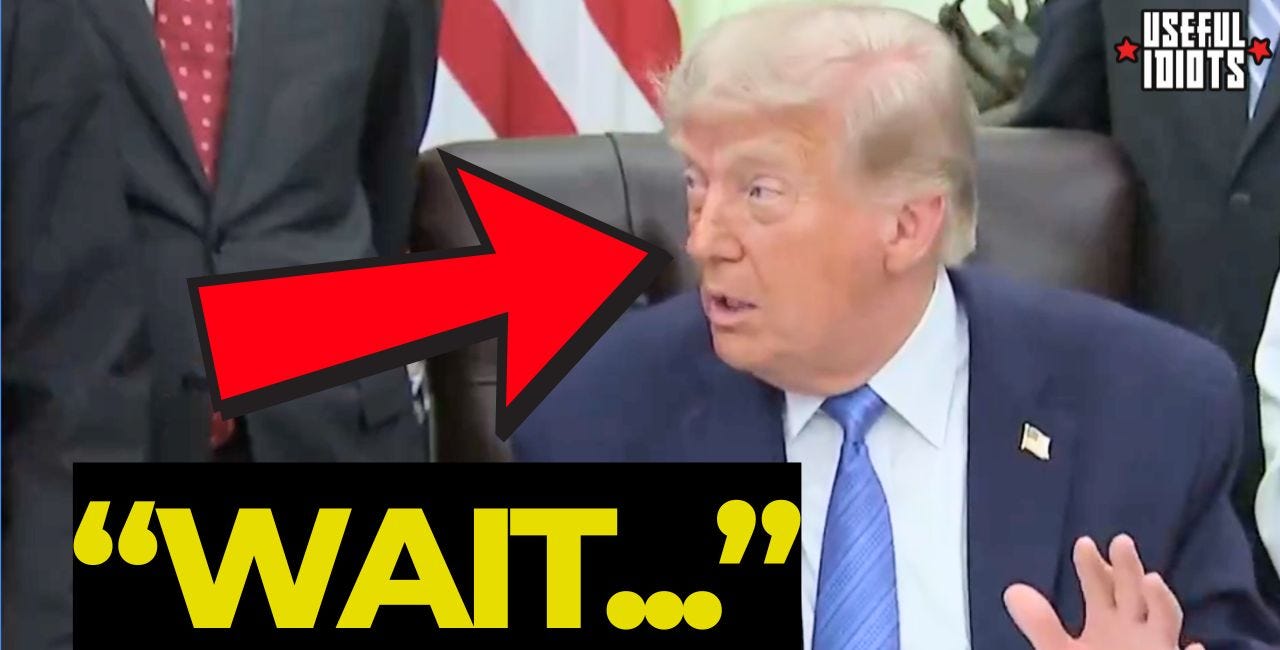 Trump Accidentally Tells Iran He's Secretly Stealing Their Oil
