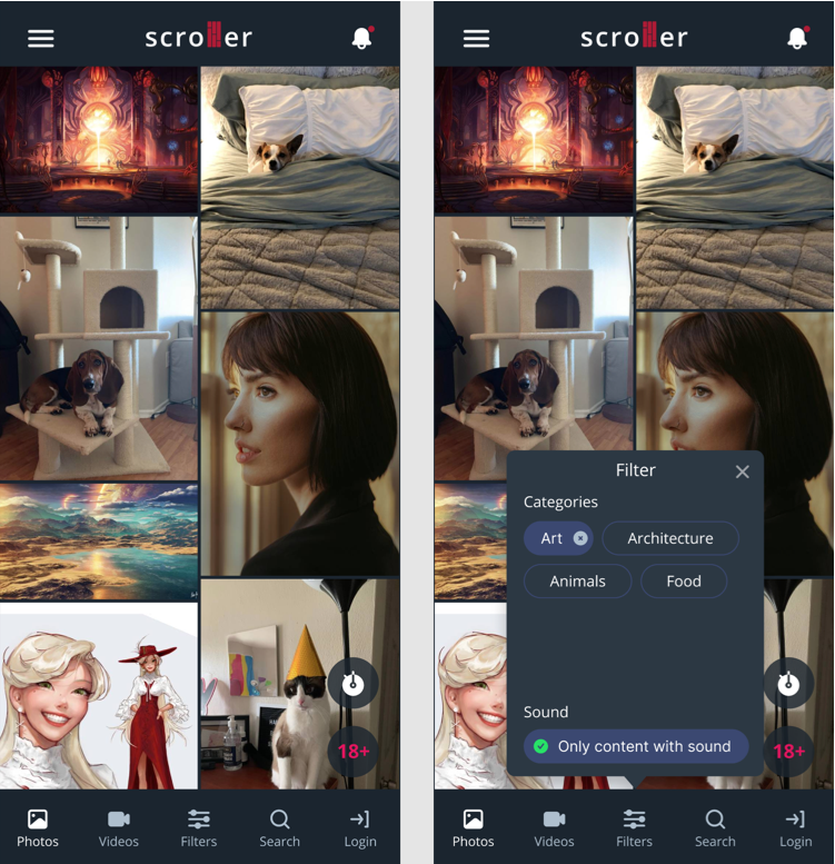Scrolller Settings 300k Registered Users ๐ & Updates on User Experience Changes